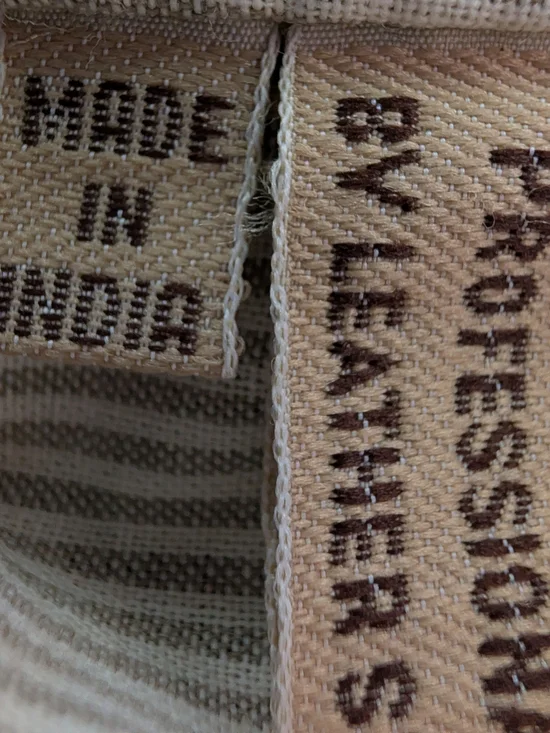 Wah Maker NWOT Leather Canvas Frontier Western Vest Mens Medium - Picture 4 of 5